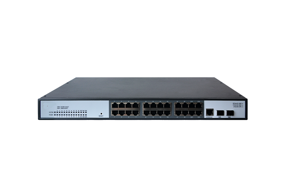 Wholesale 26 Ports Gigabit Uplink Internet Switch Factory Price