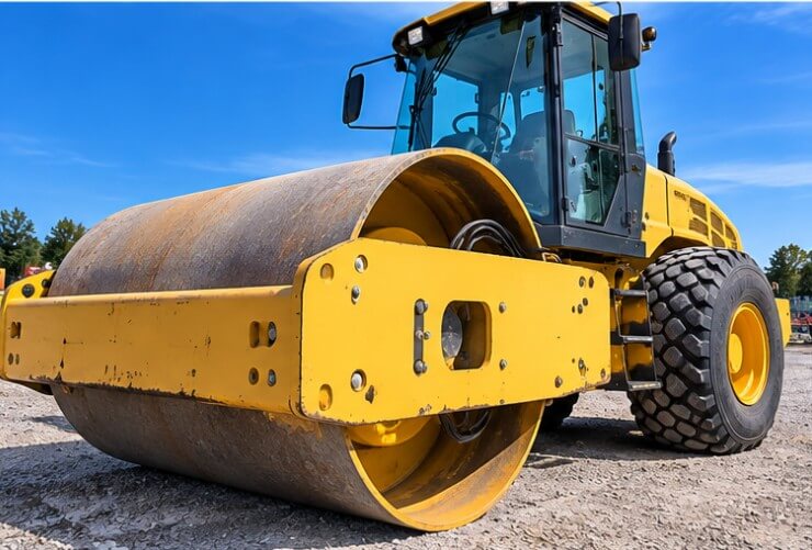 Smooth Drum Compactor for Soil & Road Construction